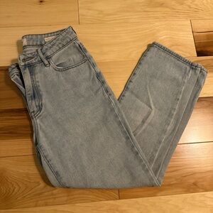 pacsun light wash mom jeans